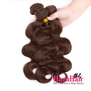 Body Wave HD Lace Closure 4x4 3 Bundles 4 Chocolate Brown Human Hair 7