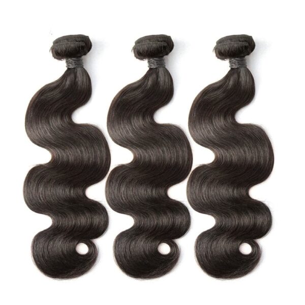 Body Wave Hair Bundle Natural Black Color Weave Hair Extensions 1