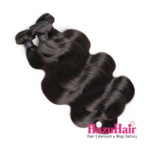 Body Wave Hair Bundle Natural Black Color Weave Hair Extensions 5