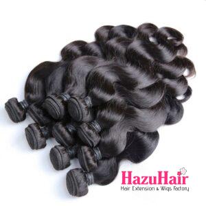 Body Wave Hair Bundle Natural Black Color Weave Hair Extensions 8