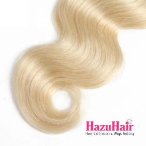 Body Wave Hair Bundles 1B613 Bleach Blonde With Black Roots Weave Hair Extensions 6