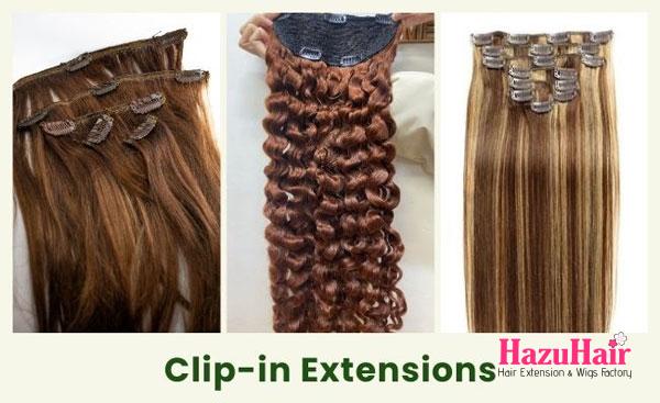 Clip in hair