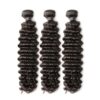 Deep Wave Hair Bundle Natural Black Color Weave Hair Extensions 1