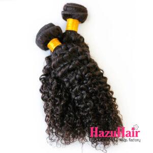 Kinky Curly HD Lace Closure 4x4 3 Bundles Natural Black Human Hair 4