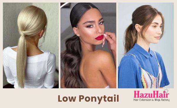 Low ponytail