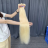 Straight Hair Bundle 613 Bleach Blonde Weave Hair Extensions 1