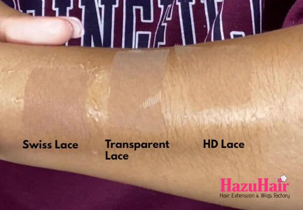 Swiss Lace vs HD Lace vs Clear Lace vs Transparent Lace Which is Better for You 4