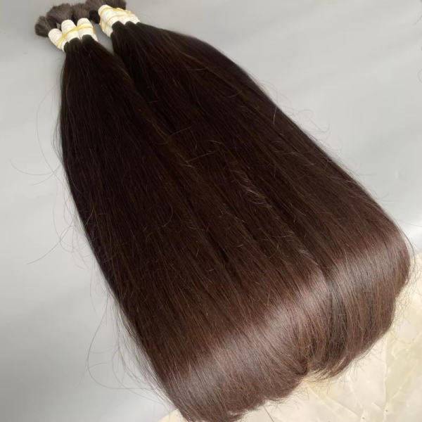 Vietnamese Raw Hair For Bleaching One Donor Hair Bulk Hair Extensions 7