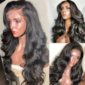 Body Wave 13x6 Undetectable Human Hair Clear Lace Front Wig