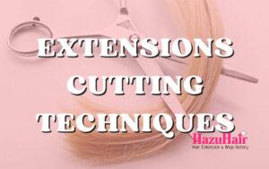 Different extensions cutting technique for Your Hair Extensions 1