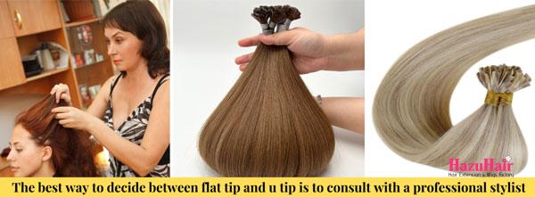 Flat Tip vs U Tip Which is the Best Hair Extension Method 7