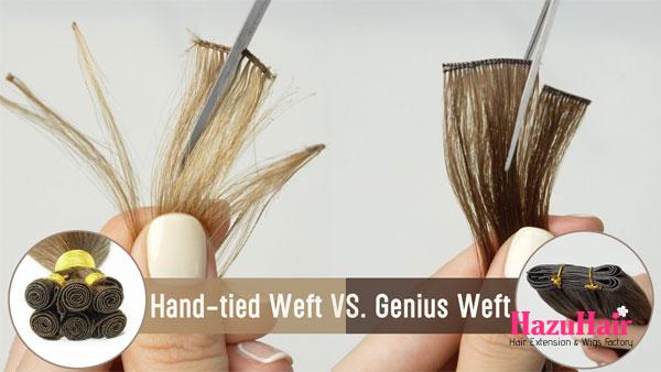 Genius weft vs hand tied hair extensions 6