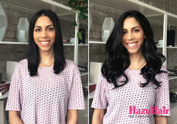 Hair extensions for volume