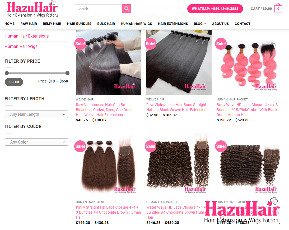 HazuHair Human hair bundles