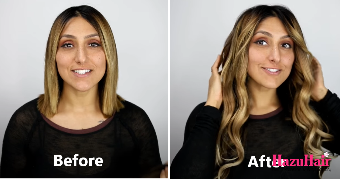 How To Blend Hair Extensions With Short Hair