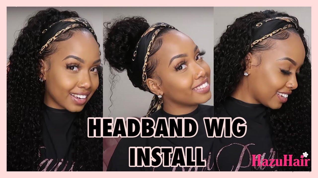 How to Put on a Headband Wig