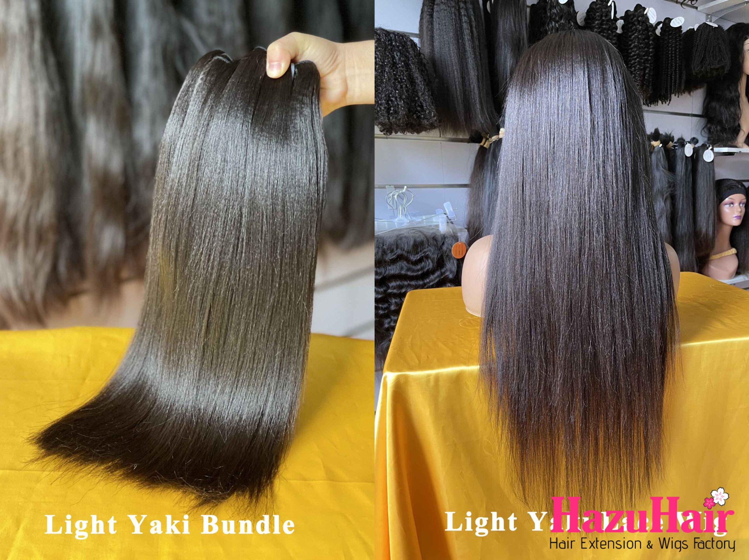 Light Yaki Bundle lace wig scaled