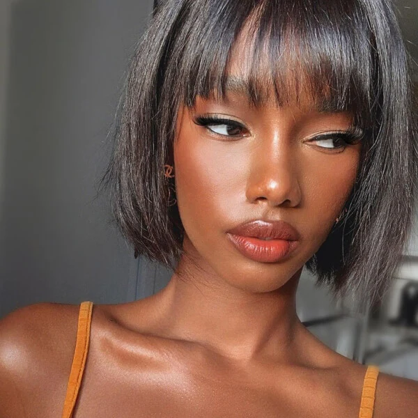 Short Chic Bob With Bangs