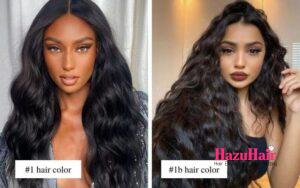 the Difference from 1 hair color vs 1b hair color