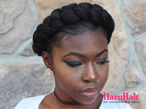 13. Halo Braid With Weave