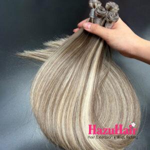 Genius Hair Weft Extensions Mix Color 3 613 Straight Hair 1