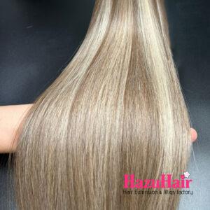 Genius Hair Weft Extensions Mix Color 3 613 Straight Hair 4