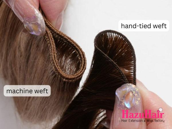 Hand Tied vs Machine Weft vs Genius Weft Which One Should You Choose 8