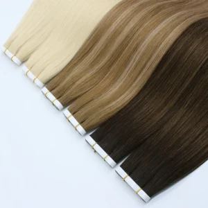 Long Tape In Hair Extensions with All Color Straight Hair 1