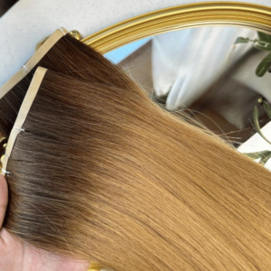 Long Tape In Hair Extensions with Ombre 27 Color Straight Hair 3