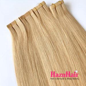 Normal Tape In Hair Extensions Color 24 Honey Blonde Straight Hair 1