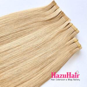 Normal Tape In Hair Extensions Color 24 Honey Blonde Straight Hair 2