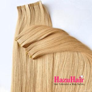 Normal Tape In Hair Extensions Color 24 Honey Blonde Straight Hair 4