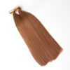 Normal Tape In Hair Extensions with Autumn Brown Hair Color Straight Hair 2