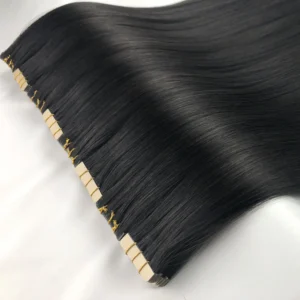 Normal Tape In Hair Extensions with Black Color Straight Hair 100 Vietnamese Human Hair 1