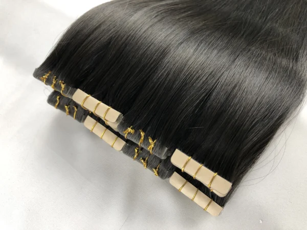 Normal Tape In Hair Extensions with Black Color Straight Hair 100 Vietnamese Human Hair 2 scaled