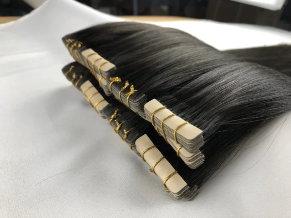 Normal Tape In Hair Extensions with Black Color Straight Hair 100 Vietnamese Human Hair 4 scaled