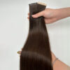 Normal Tape In Hair Extensions with Color 2 Dark Brown Straight Hair 4