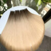 Normal Tape In Hair Extensions with Ombre 60 Color Straight Hair 2