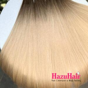 Normal Tape In Hair Extensions with Ombre 60 Color Straight Hair 3