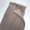 Normal Tape In Hair Extensions with Platinum Silver Straight Hair 2