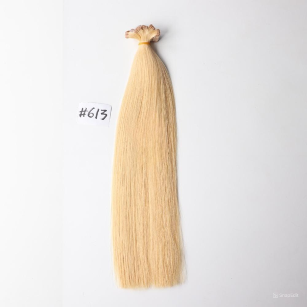 Tape In Human Hair Straight Extensions 613 Color Vietnamese 1