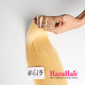 Tape In Human Hair Straight Extensions 613 Color Vietnamese 3