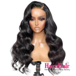 Long Body Wave Hair Wigs 1B Black Color – Vietnamese Human Hair 5×5 HD Lace Closure Wigs 1