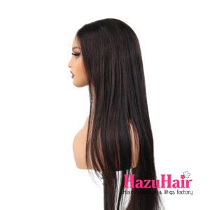 Long Straight Hair Wigs 1B Black Color Vietnamese Human Hair 13×4 HD Lace Front Wigs 4