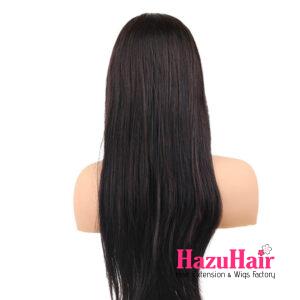 Long Straight Hair Wigs 1B Black Color Vietnamese Human Hair 13×4 HD Lace Front Wigs 5