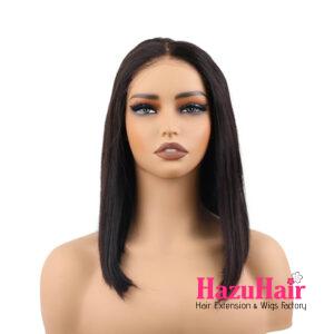 Short Bob Wigs Straight 1B Black Color – Vietnamese Human Hair 4×4 HD Lace Closure Wigs 1