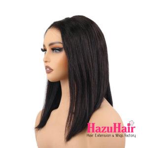 Short Bob Wigs Straight 1B Black Color – Vietnamese Human Hair 4×4 HD Lace Closure Wigs 3