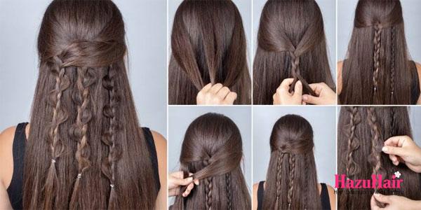 Step-by-Step Boho Braids