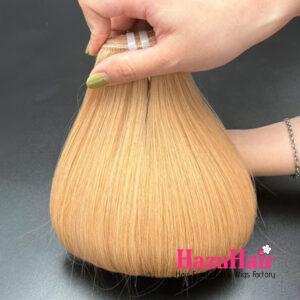 Straight Hair Bundles 27 Honey Blonde Color Weft Hair 4